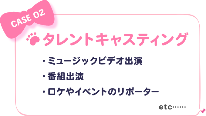 タレントキャスティング